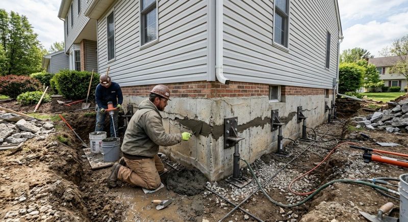 Basement Foundation Repair in Bel Air, MD