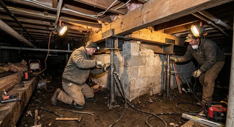 Basement Foundation Repair in Clarksville, MD