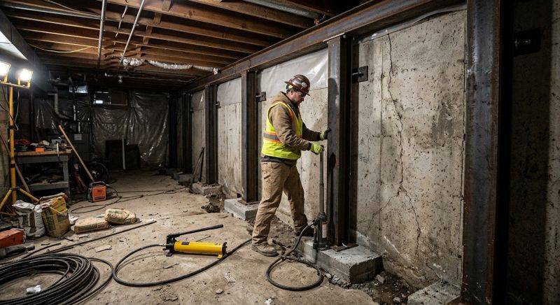 Basement Stabilization in Dundalk, MD