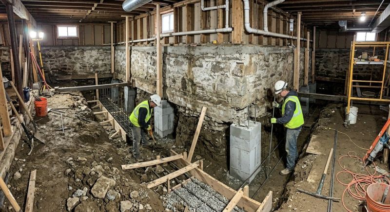 Basement Underpinning in Dundalk, MD