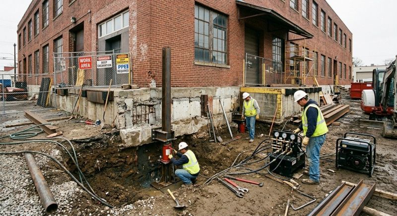 Building Foundation Repair in Aberdeen Proving Ground, MD