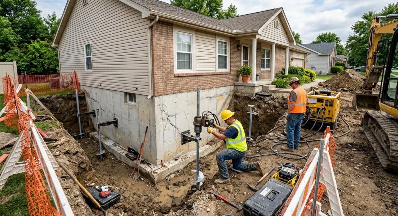 Building Foundation Repair in Bel Air, MD