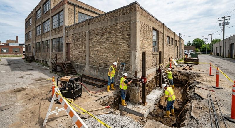Building Foundation Repair in Cockeysville, MD
