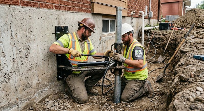 Concrete Foundation Leveling in Ellicott City, MD