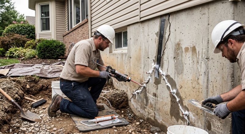 Cracked Foundation Repair in Fort George G Meade, MD