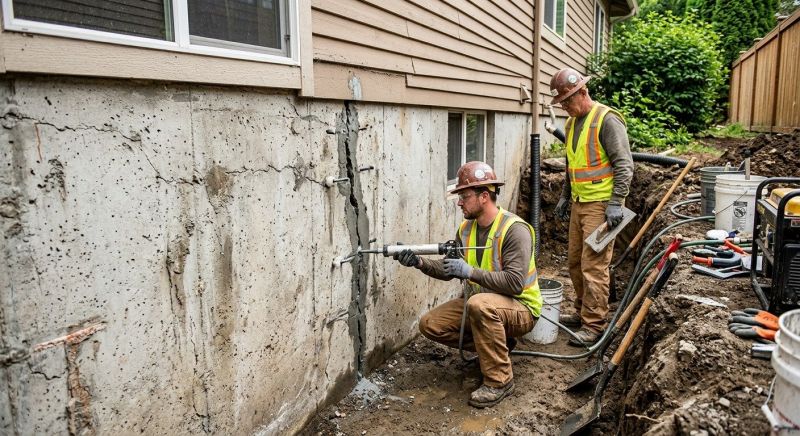 Cracked Foundation Repair in Joppa, MD