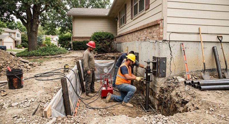 Cracked Foundation Repair in Monkton, MD