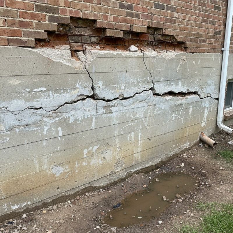 Cracked Foundation Repair in Nottingham, MD