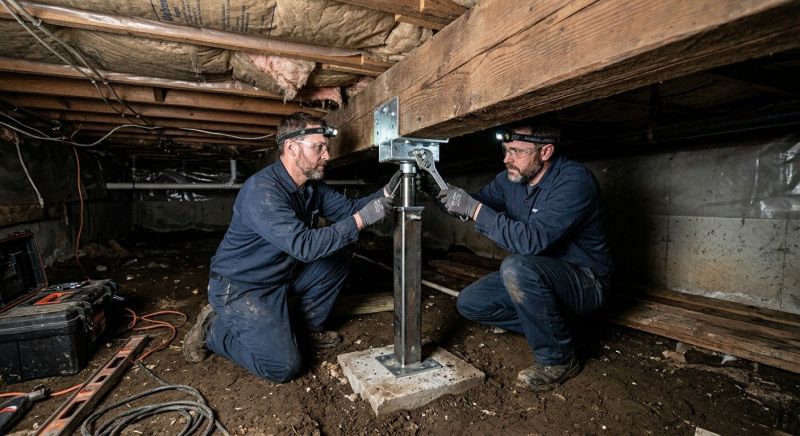 Crawlspace Foundation Repair in Halethorpe, MD