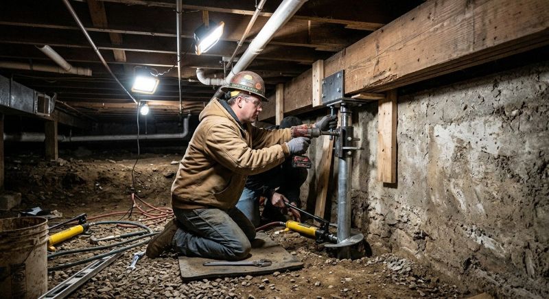 Crawlspace Foundation Repair in Kingsville, MD