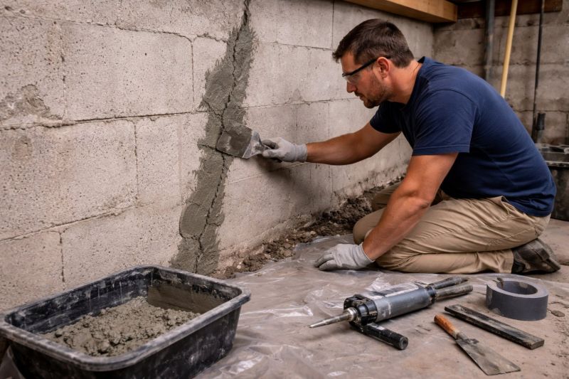 Foundation Crack Repair in Fallston, MD