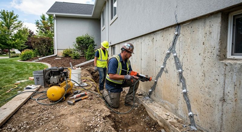 Foundation Crack Repair in White Marsh, MD