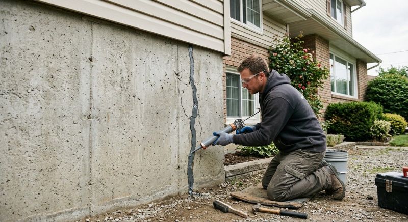 Foundation Crack Sealing in Dundalk, MD