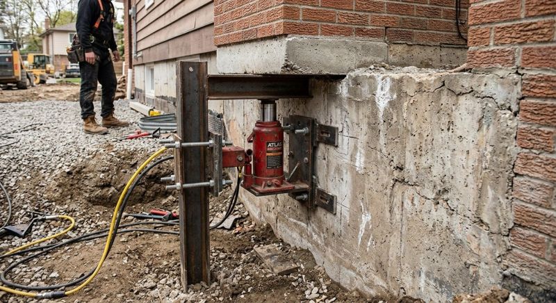 Foundation Jacking in Aberdeen Proving Ground, MD