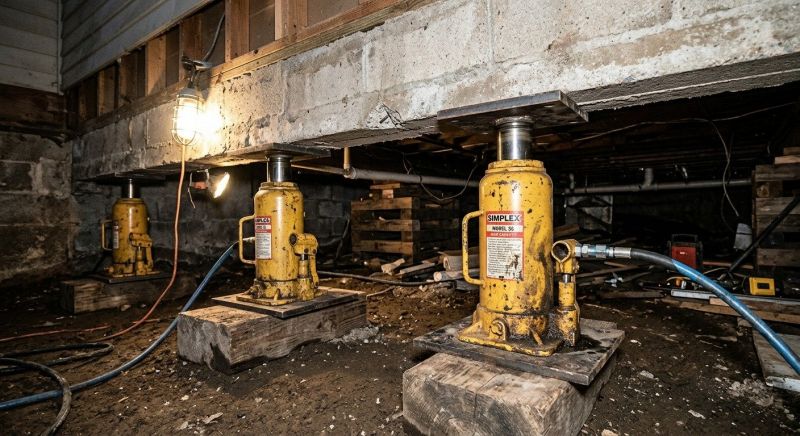 Foundation Jacking in Abingdon, MD