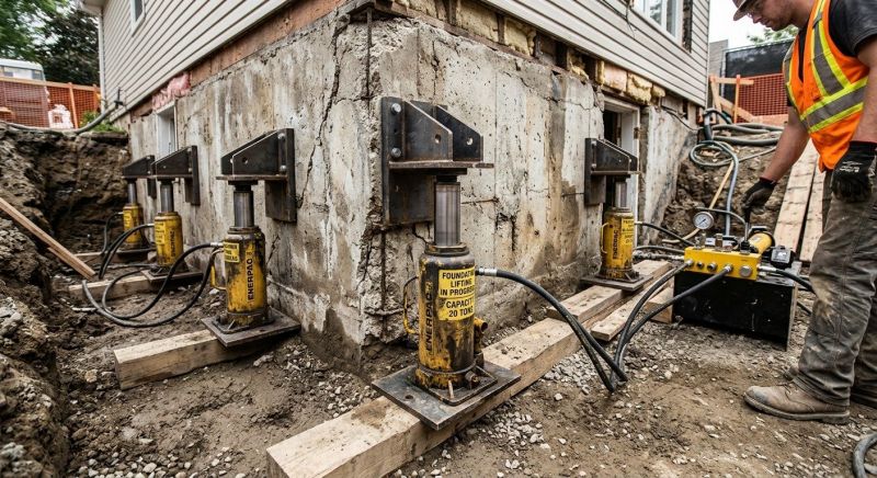 Foundation Jacking in Forest Hill, MD