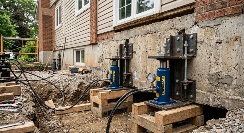 Foundation Jacking in Hanover, MD