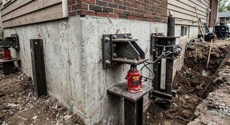 Foundation Jacking in Hanover, MD