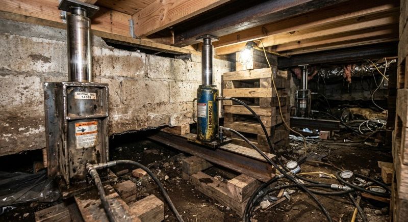 Foundation Jacking in Linthicum Heights, MD