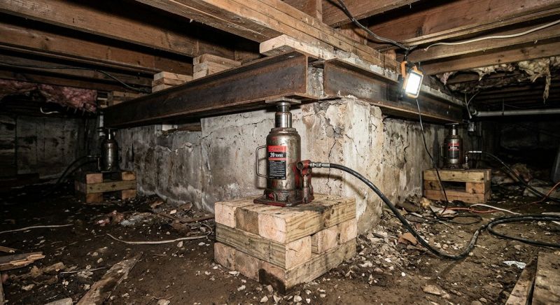 Foundation Jacking in Marriottsville, MD