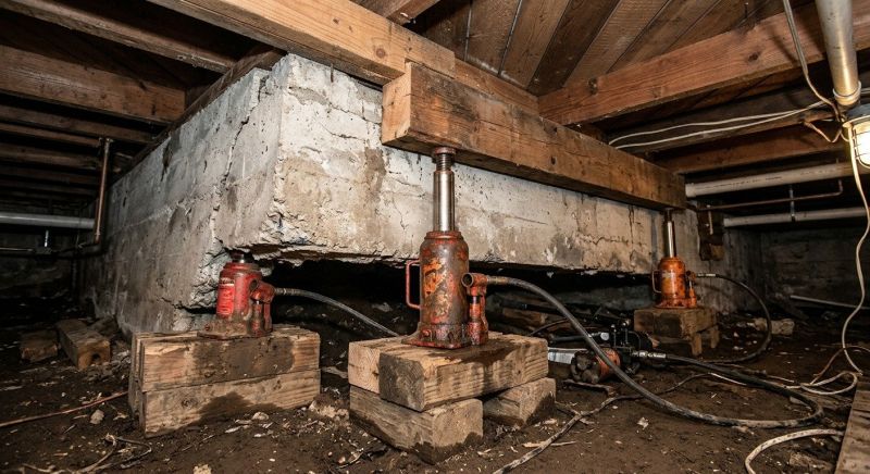 Foundation Jacking in Owings Mills, MD