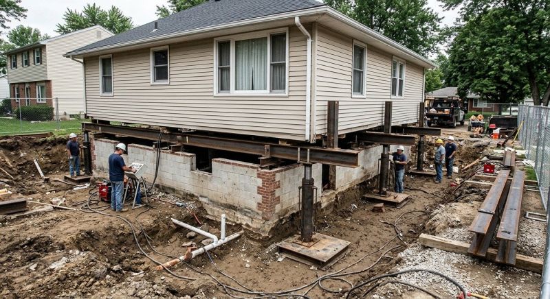 Foundation Lifting in Baltimore, MD