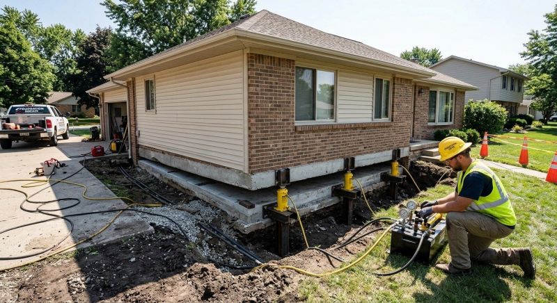 Foundation Lifting in Hanover, MD