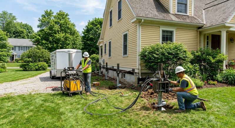 Foundation Lifting in Howard County, MD