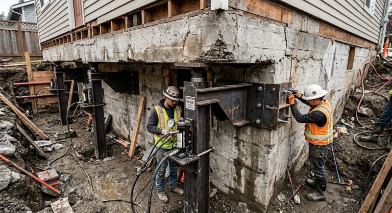 Foundation Lifting in Marriottsville, MD