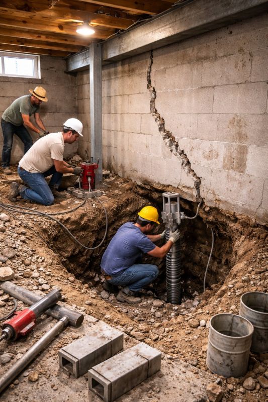 Foundation Structural Repair in Edgewater, MD