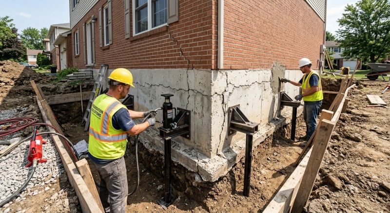 Foundation Structural Repair in Ellicott City, MD