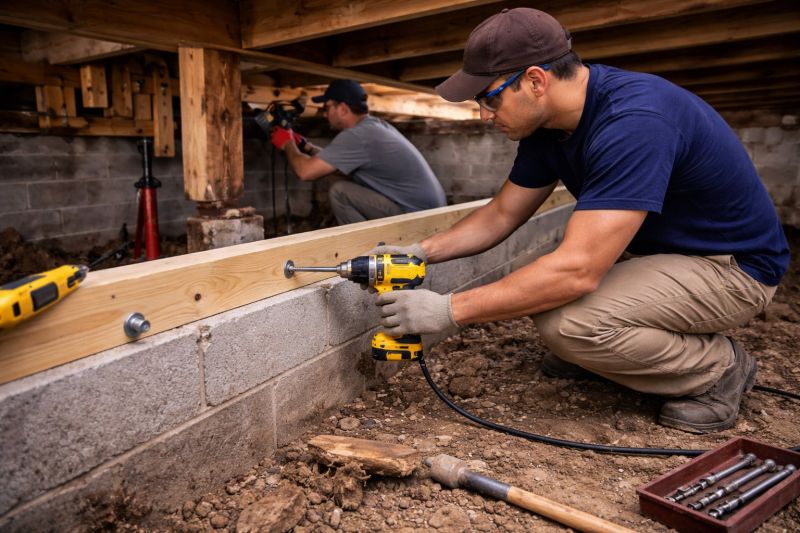 House Foundation Repair in Edgewater, MD