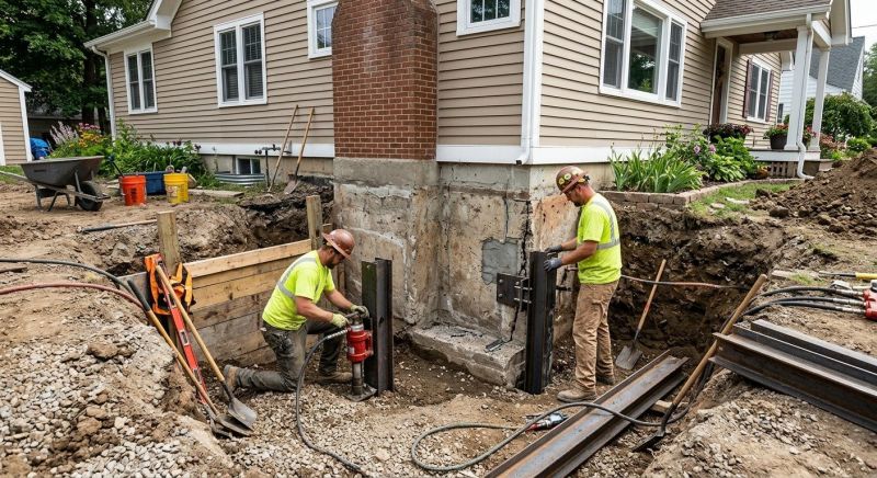 House Foundation Repair in Edgewater, MD