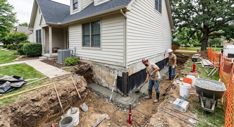 House Foundation Repair in Marriottsville, MD