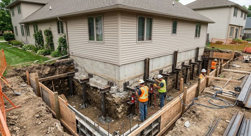 House Underpinning in Dundalk, MD