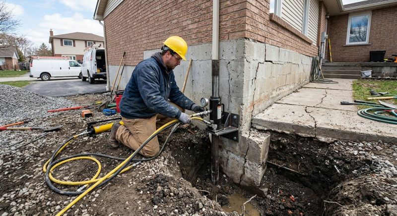 Sinking Foundation Repair in Chester, MD