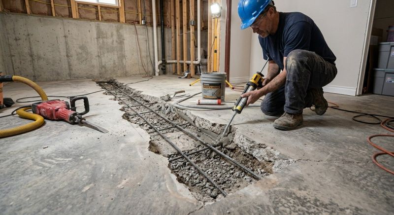Slab Foundation Repair in Dundalk, MD