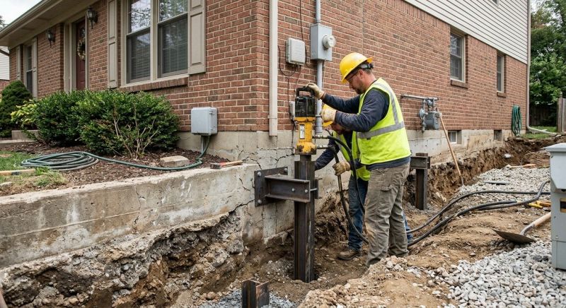 Structural Foundation Repair in Rock Hall, MD