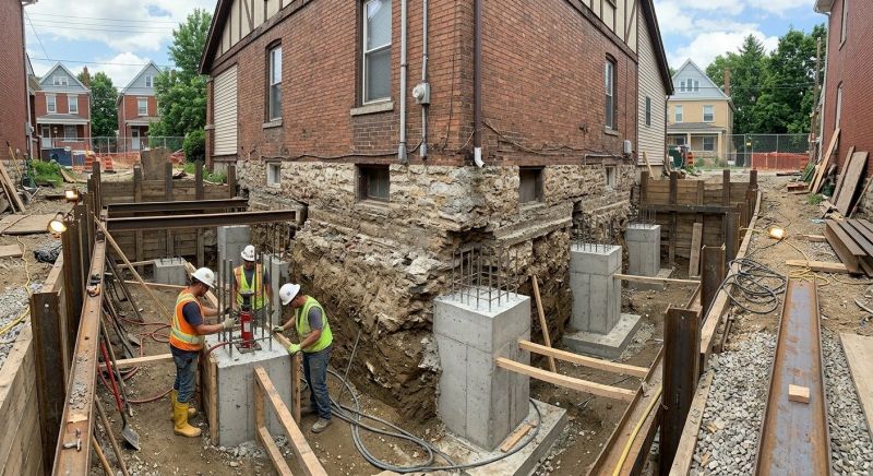 Structural Underpinning in Dundalk, MD