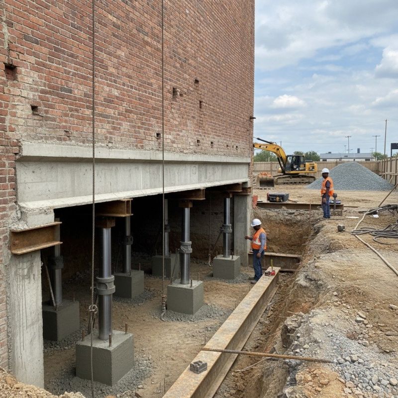 Structural Underpinning in Dundalk, MD