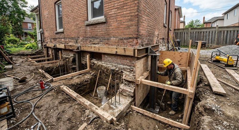 Structural Underpinning in Dundalk, MD